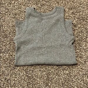 Gray Sleeveless Kids Top